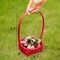Wickerwise Set of 6 Decorative Baskets in Assorted Colors - Perfect for Easter Egg Hunts, Trick or Treat, Wedding Flower Girl Baskets, Halloween Parties, Christmas Decor, and Thanksgiving Decorations